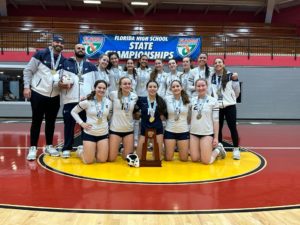 volleyball team winning state championship