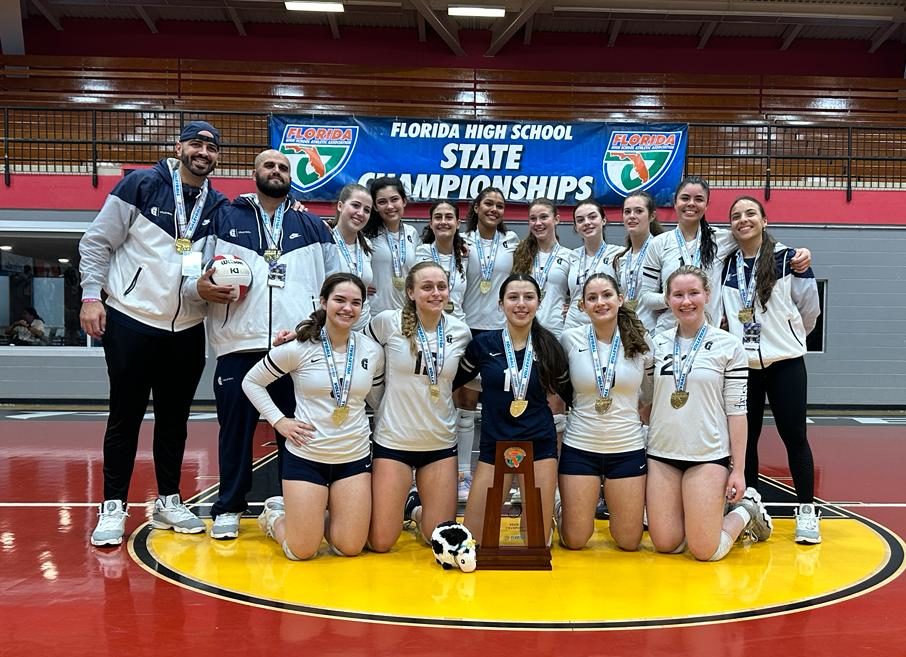 Volleyball Secures Program's First FHSAA State Championship