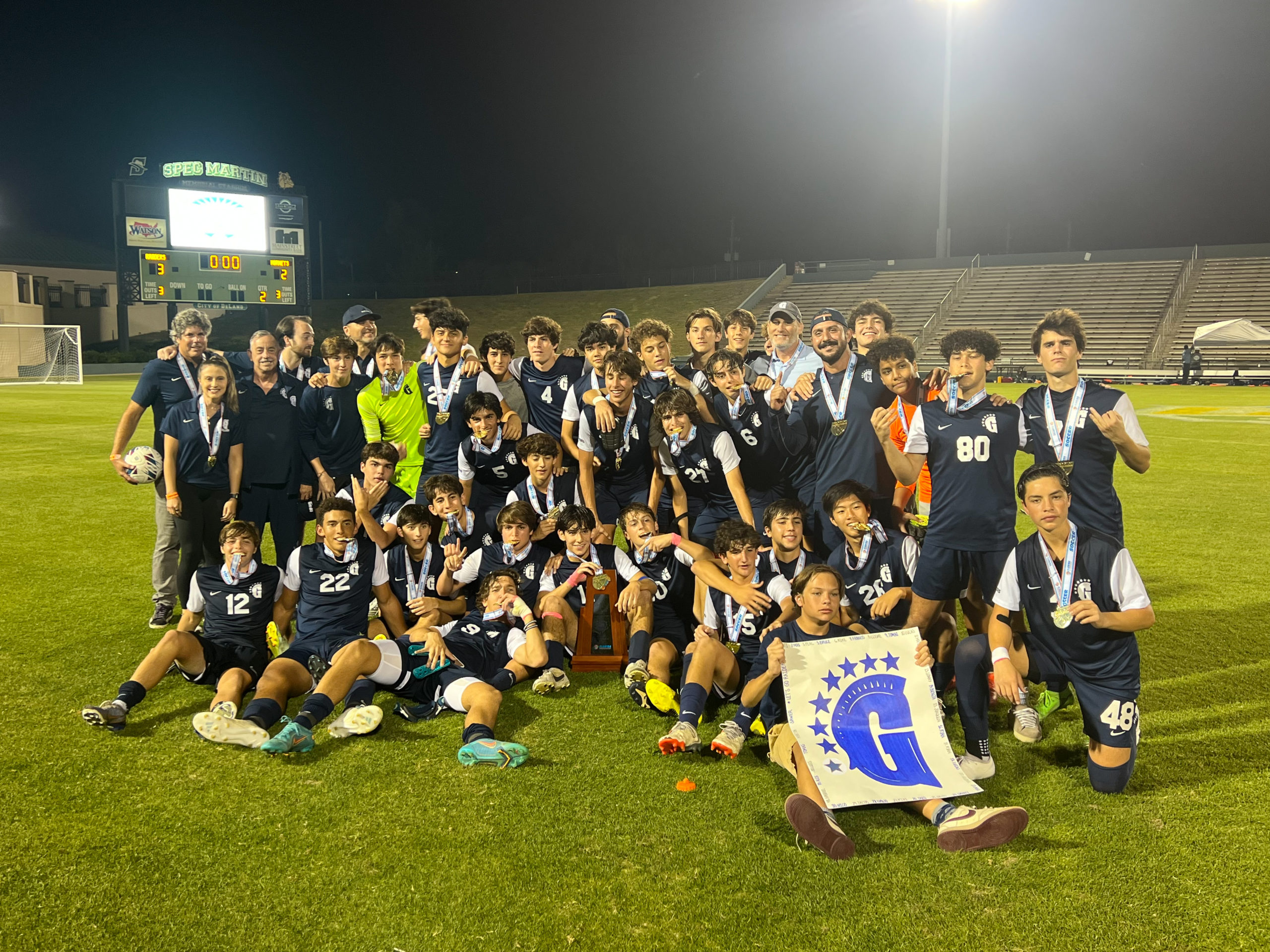 Boys' Soccer Wins 2023 FHSAA State Championship