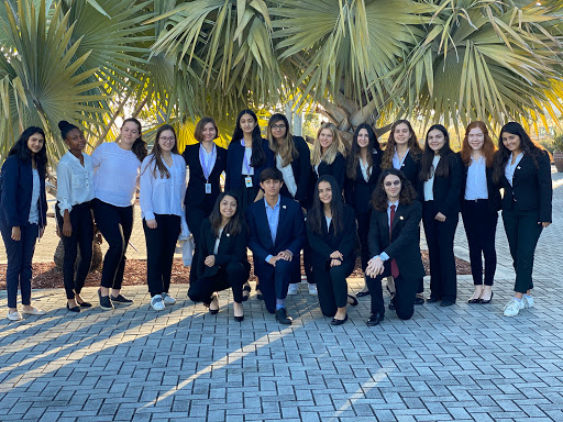 Upper School students participated in the annual HOSA competition to compete in biomedical and health competitions.
